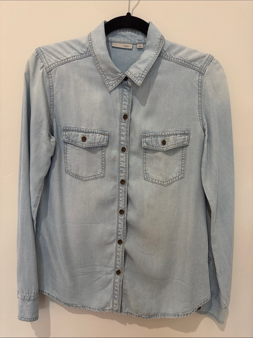Halogen Light Blue Chambray Shirt